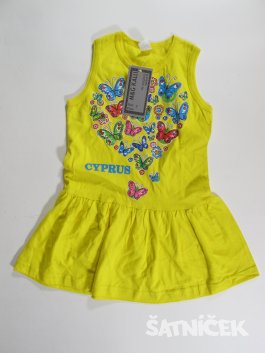 Šaty pro holky žluté outlet 