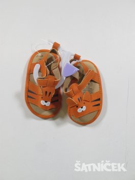 Oranžové sandálky pro kluky outlet 
