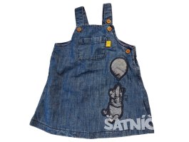 Džínové šaty na ramínkách secondhand M&S