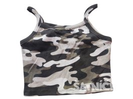 Crop tílko pro holky maskáčov secondhand