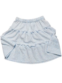 Modro bílá sukně s kytičkami pro holky secondhand H&M