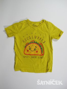 Žluté triko  pro děti