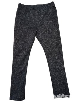 Tmavé kalhoty pro holky se třpytkami secondhand M&S