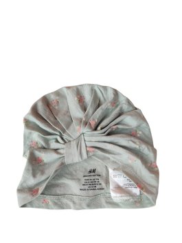 Jarní čepička zelená pro holky secondhand H&M