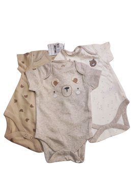 Set 3 body ve stylu medvídků pro kluky outlet Next