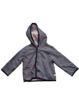 Modrá pruhovaná mikina pro kluky secondhand Jasper Conran