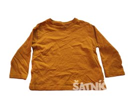 Tmavě žluté triko s dlouhým rukávem pro holky secondhand Next