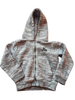Šedá mikina s kapucí pro kluky secondhand Aviator