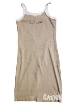 Světlé šaty pro holky na ramínkách secondhand New Look