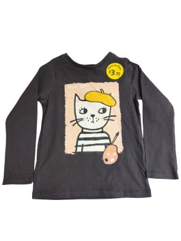 Tmavě šedé triko s obrázkem pro holky outlet George