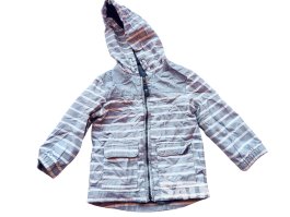 Šedo modrá jarní bunda pro kluky secondhand M&S