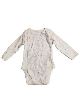Bílé body s hvězdičkami dlouhý rukáv secondhand George