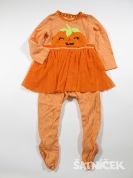 Overálek na Halloween se sukýnkou second hand 