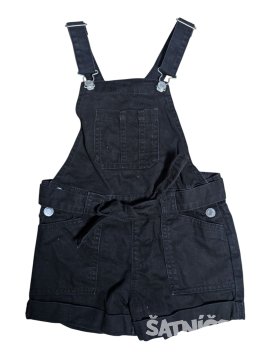 černé kraťasy s laclem pro holky secondhand primark