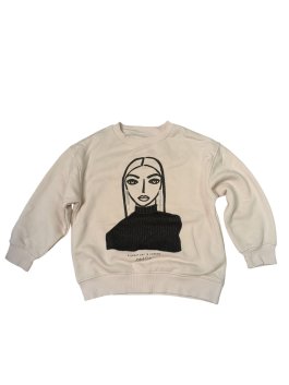 světle růžová mikina pro holky secondhand Zara 