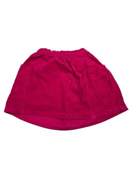 Tmavě červená sukně manšestrovaná pro holky secondhand Next
