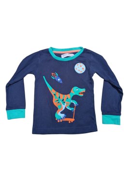 Tmavé mikina slabá s dinosaurem pro kluky secondhand Minoti