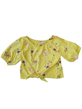 Žluté triko s obrázky pro holky secondhand Kids