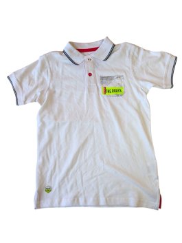Bílá polokošile s kapsičkou pro kluky secondhand Be Board