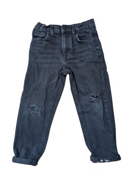 Černé džínové kalhoty pro kluky secondhand Primark
