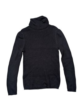 Černý svetr s rolákem pro holky secondhand F&F
