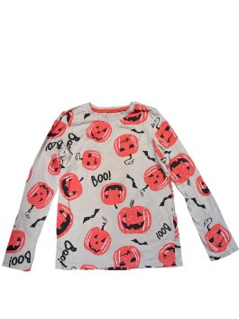 Světlé triko s obrázky na Halloween pro kluky secondhand little kids