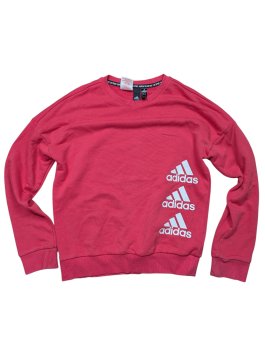 Růžová mikina pro holky secondhand Adidas