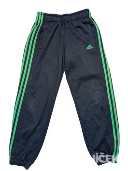 Šedo zelené tepláky pro kluky secondhand Adidas