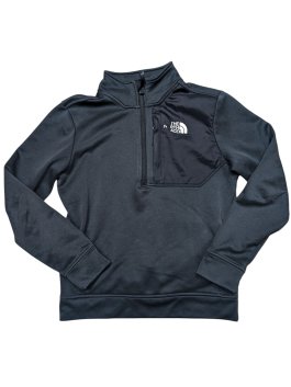 Tmavá sportovní mikina pro kluky secondhand The North Face