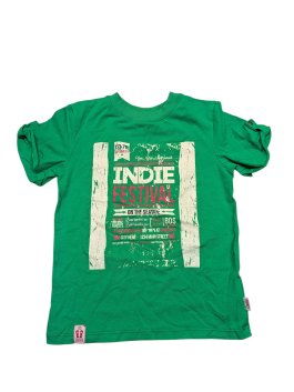 Zelené triko s nápisem pro kluky secondhand Bemlei