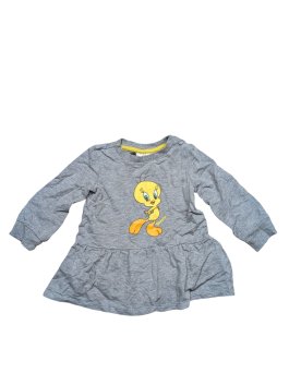 Šedé šaty s obrázkem pro holky secondhand Looney Tunes