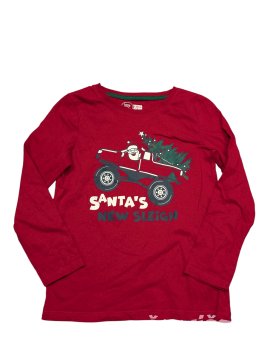 Červené vánoční triko pro kluky secondhand Little Kids