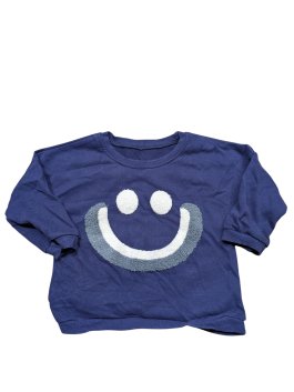 Tmavě modrá slabá mikina s obrázkem pro kluky secondhand 