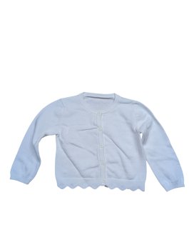 Bílý svetřík pro holky secondhnand Matalan